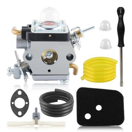 Carbhub 523012401 Carburetor Fit for Husqvarna 122HD45 122HD60 522HDR60S for McCulloch SuperLite 4528 ErgoLite 6028 for RedMax CHT220 CHTZ60 for Jonsered HT2218 HT2223T Hedge Trimmer Replace 596658301