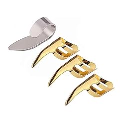 Lot de 4 médiators en métal pour guitare acoustique, banjo, ukulélé (doré argent) (couleur : doré) - Les Beatles, Paul McCartney, John Lennon, RIngo Starr, George Harrison Lot de 4 médiators en métal pour guitare acoustique, banjo, ukulélé (doré argent) (couleur : doré) – Image 7