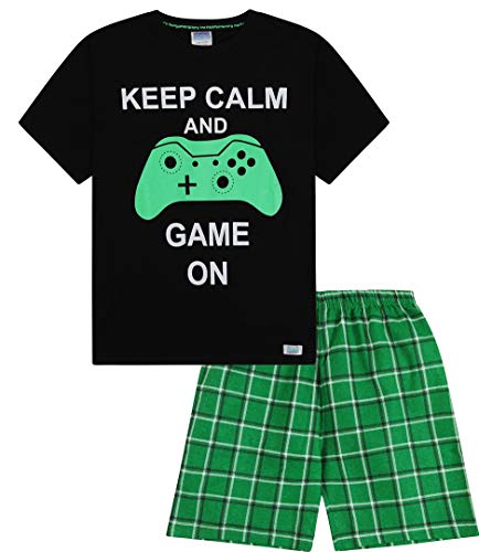 Maglietta Keep Calm and Game on Short pigiama 9
