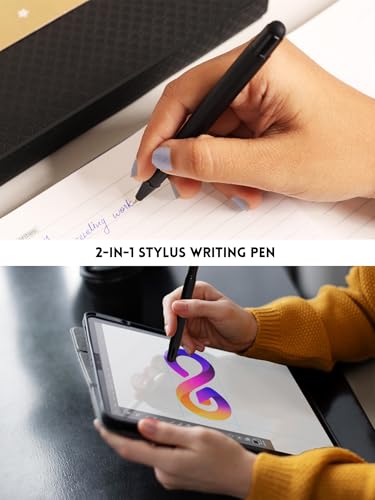 Image of DOODLE Undated Executive Gift Set | A5 192 Pages Vegan Leather Notebook + Stylish Pen with Stylus | All Packed in a Beautifully packaged in an Elegant Gift Box (Notable 1)