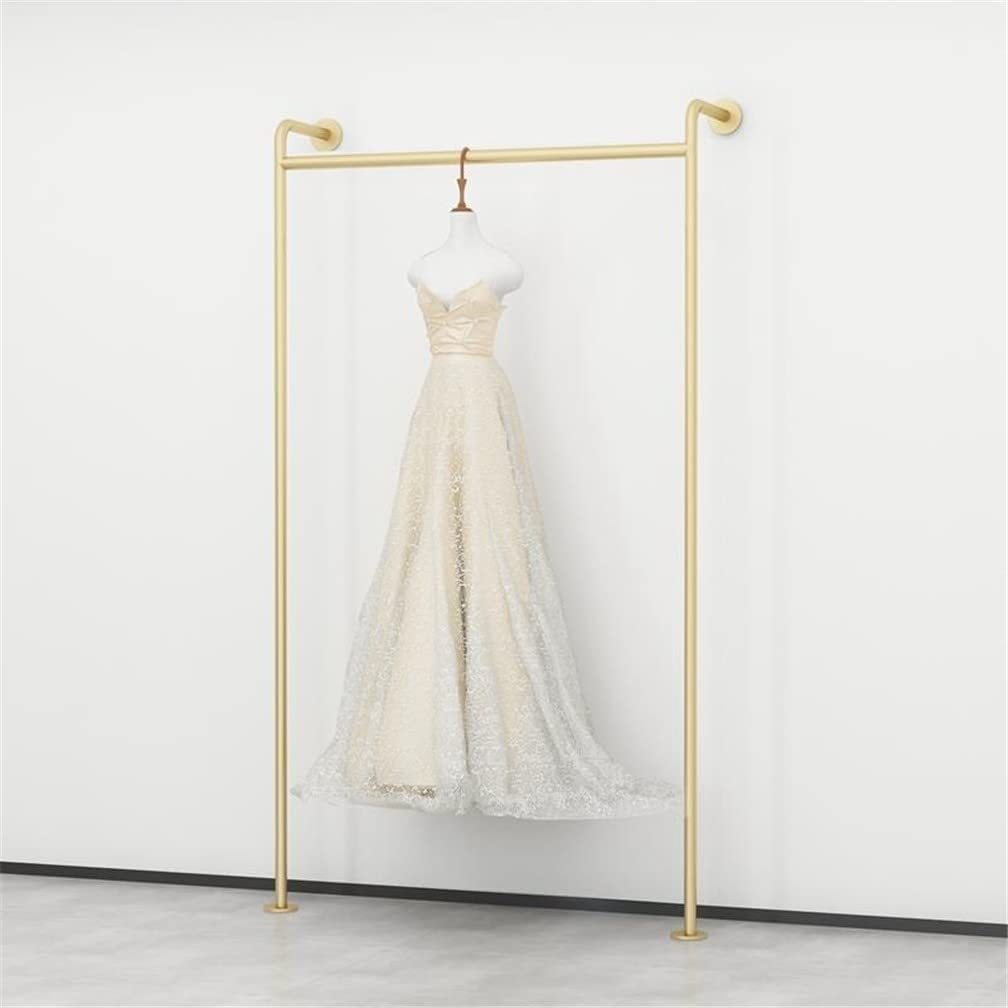 FGXHHS 190cm Wall Mounted Coat Rack, Metal Clothing Display Modern Industrial Hanr for Bridal Shops, nizer, Perfect Stores