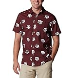 Columbia Collegiate Super Slack Tide Shirt Camisa Abotonada, XL para Hombre