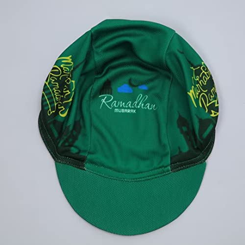 Bikingbros Boné de ciclismo engraçado - chapéu de ciclismo de caveira de poliéster - forro de capace