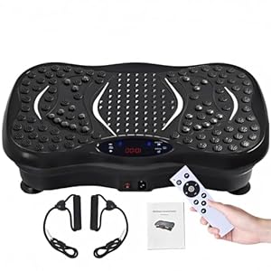 Vibrationsplatte Vibrationsgeräte, 2026 Verbesserte Vibrationsplattform für die Lymphdrainage,120 einstellbare Geschwindigkeitsstufen mit 5 Programmmodi, ideal für Ganzkörpertraining.