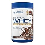 Applied Nutrition Critical Whey Protein Powder – 24g Protein per Serving, High Protein Powder, Protein Shake with BCAAs & Glutamine – Muscle Growth & Recovery (825g- 25 Servings) (Chocolate)