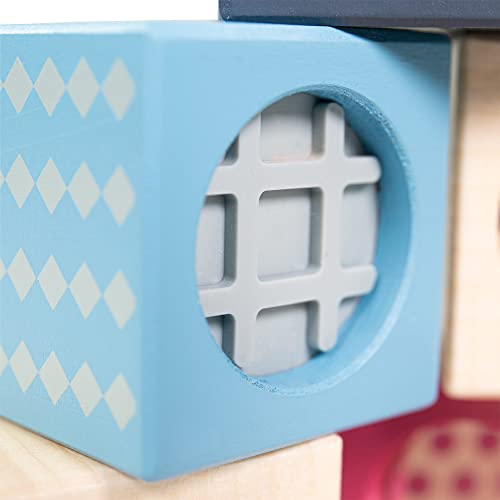 Image of Bigjigs Toys FSC Certified Sensory Blocks, Wooden Sensory Toys for 1 2 3 Year Olds