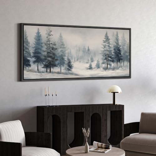 Image of MUDECOR Extra Large Framed Canvas Print Wall Art Pine Art for Living Room