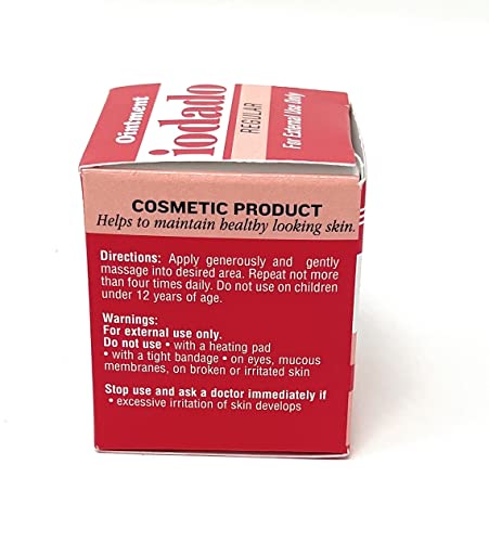 Iodado Ointment Regular, Skin Renewal, Radiant Glow, Healthy Complexion (1 Oz/Pack of 1)