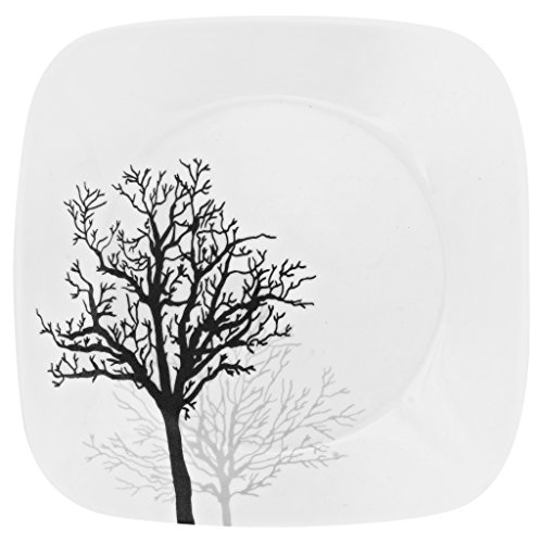 Corelle Square 16-Piece Dinnerware Set, Timber Shadows, Service For 4 #TOP4