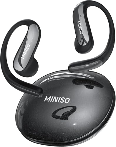 MINISO MS195 Kopfhörer Übersetzer in Echtzeit, 3-in-1 Übersetzungskopfhörer mit 134 Sprachen, Bluetooth 6.0, Kabellose Open Ear Kopfhörer mit App, 60 Stunden Spielzeit für Reisen, Business und Lernen