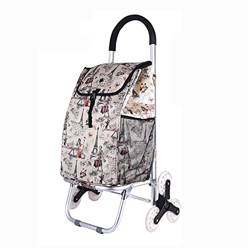 Multifunktionaler Einkaufstrolley, Küchenaufbewahrung, Einkaufswagen, Aluminium, Klettern, Einkaufswagen, alte Menschen…
