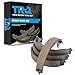 TRQ Rear Parking Brake Shoe Set Compatible with 2009 Volvo S60 1999-2009 S80 2003-2005 XC70 2003-2014 XC90