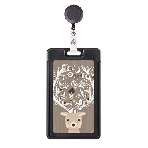 Porte-badge rétractable Noël pour égayer les journées de travail