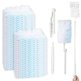 Wantli 55 Stück Staubmagnet Nachfülltücher mit 1 teleskopstange, Einweg-Staubmagnet Staubwedel...