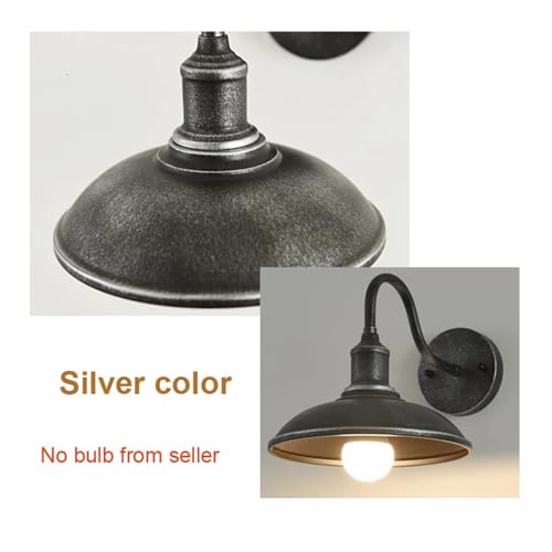 Lámpara retro impermeable vintage de cobre para exteriores y terraza 7