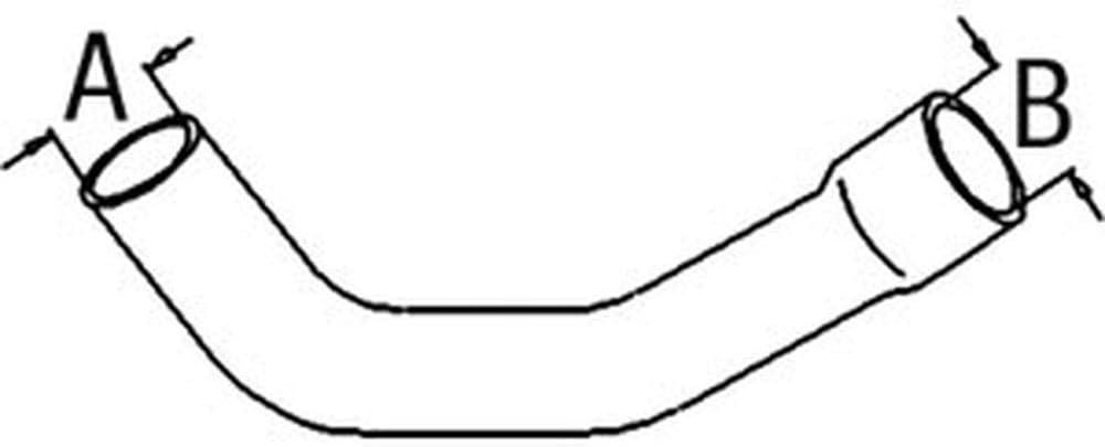 RAParts R88353 New Upper Radiator Hose Fits John Deere Tractor 4555 4755 4955