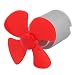 Aexit DC 5V Electrical equipment 9200RPM Large Torque Motor 4-Vane 40mm Dia Propeller Red for RC Model