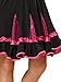 Grouptap Vestido de Falda de Baile Latino Que se encrespa Rosa para...