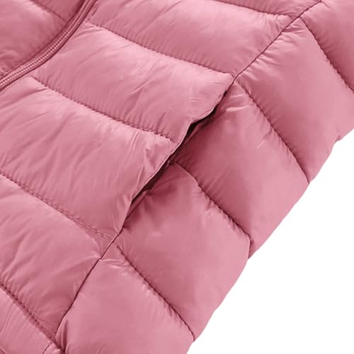 Hooded Puffer Jackets for Boys Girls Lightweight Packable Winter Down Coat Zipper Kids Warm Puffy Quilted Outerwear Windproof3