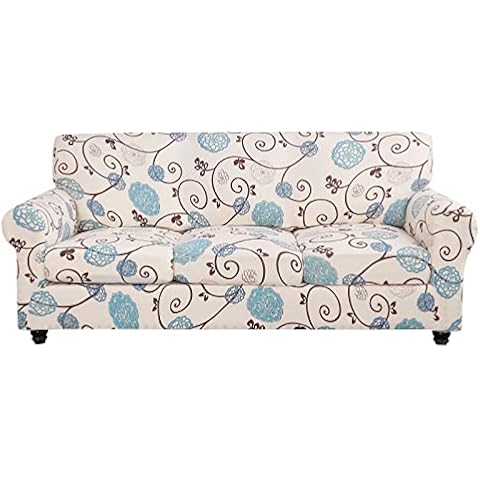 SearchI Floral Stretch Sofa Cover Set Cover