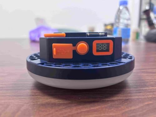 Miniatura 6 de Linterna Camping Led, 9900mah Power Bank Recargable Lámpara Camping ,2000lm Foco Para Tienda, Ip65 Impermeable Portátil Luz De Emergencia Para Pesca,Senderismo,Apagón,Huracán