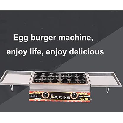 Gas-Burger-Maschine, 18 Löcher, rotierender Eierburger, Snack-Maschine (Lochdurchmesser 9 cm) – Bild 5