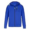 Mens Hoodie Sweatshirt Full Zip up Long Sleeve with Pockets Hooded Jacket Lightweight Sportwear A-blue #4