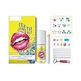 Tooth Gem Kit - DIY Crystals Jewelry with Glue and Light - Professional Fashionable Tooth Gems Kit, Teeth Jewelry Starter kit, for Home Women Girls DIY Decorations, Girl's Gift