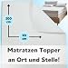Topper Stopper 90 x 200 cm Matratzen Stopper Boxspringbett Antirutsch für Matratzen Antirutschmatte für Bett Matratzenstopper Anti Rutsch für Topper Boxspringbett Antirutschmatte Matratzenunterlage
