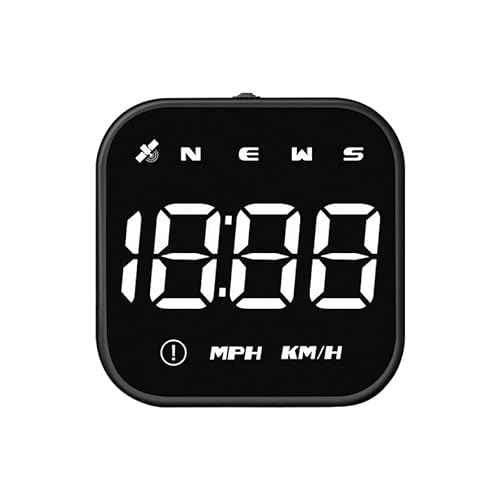 In-Car HUD Head-Up Display, Universal Multifunction Speedometer Compass with HD Smart Display
