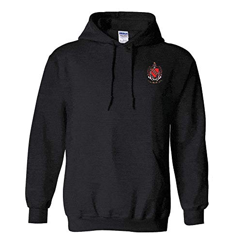 Tau Kappa Epsilon TKE Crest - Shield Emblem Hooded Sweatshirt