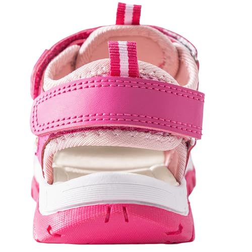 Image of TZJS Girls Boys Sandals Kids Closed Toe Outdoor Hiking Sandal Lightweight Athletic Adjustable Straps Summer Shoes for Toddler /Little Kid