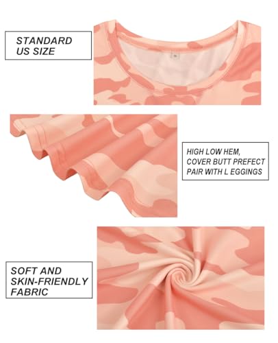 Image of CARCOS Plus Size Tops for Women Short Sleeve Shirt Summer Star /Leopard /Tie Dye /Flower Crewneck Pullover Tunic XL-5XL