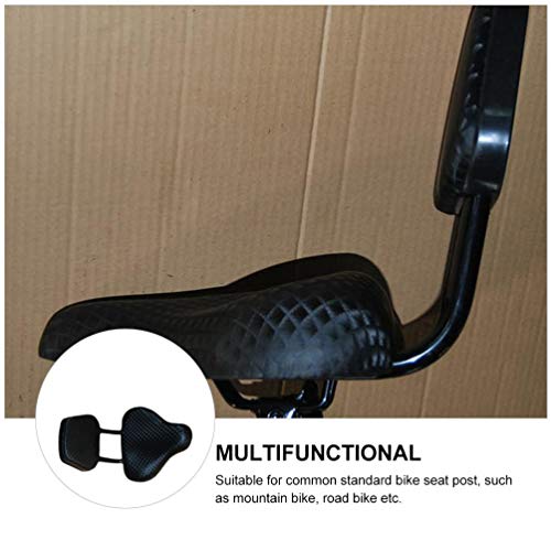 BESPORTBLE Almofada Do Assento de Bicicleta Saddle Assento Encosto Esponja De Couro Ciclismo Preto 1