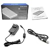 Avolusion M3 Series 2TB USB 3.0 Portable External Hard Drive - White (for Windows, Mac OS, Xbox, PS)