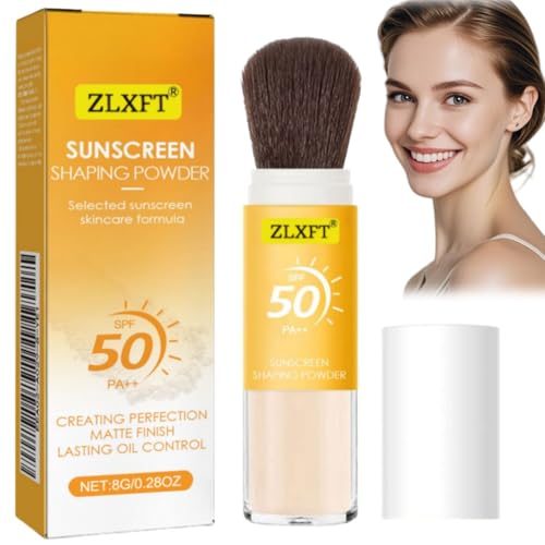 Ya en mundofriki.es: Protector Solar en Polvo Para Cara con Brocha,Mineral Sunscreen Setting Powder,Polvo Fijación de Protección Solar Mineral,Polvos de Protección Solar Translúcido,Protector Solar en Polvos,8g