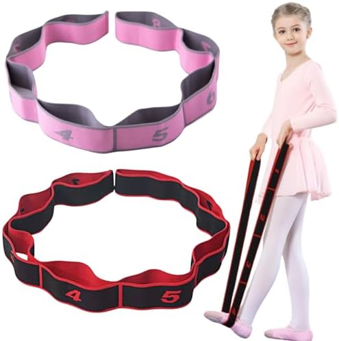 KEYRI 2 Pieces Yoga Stretch Band, Elastic Resistance Bands Stretc...