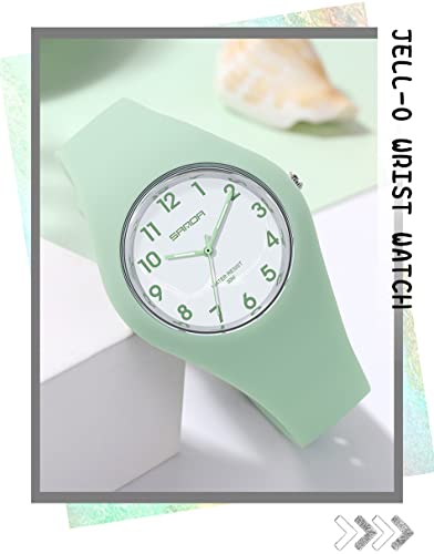 Gosasa Sport Watches for Unisex Silicone Strap Casual Watch Analog Display Quartz Fashion Candy Wristwatch Waterproof2