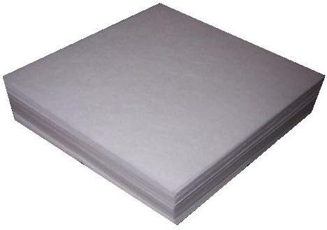 Cut Away - Machine Embroidery Stabilizer Backing 100 Precut Sheets- Medium Weight 2.5oz. - 6"x6"