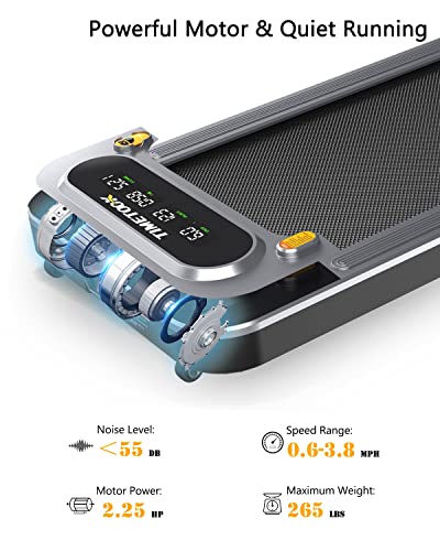 Image of Portable Under Desk Treadmill,2.5HP 300LBS Weight Capacity,Walking Jogging for Home Office