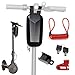 SendingClick Sac de scooter électrique avec cadenas pour guidon électrique - Matériau imperméable EVA Coquille durable - Grande capacité de rangement - Antivol antivol