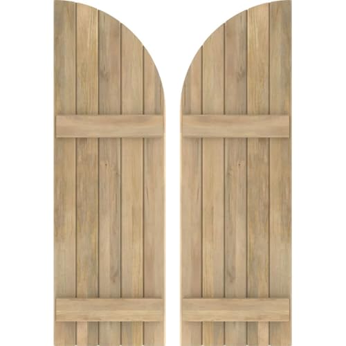 Americraft Five 2 Exterior Arch Shutters