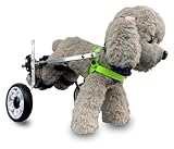 yinjieEUR Hunderollstuhl, Rollstuhl für Hunde, for die Hinterbeine von Hunden, Verstellbarer Rehabilitationswagen for Hunde/Welpen for die Hinterbeine(XXS)