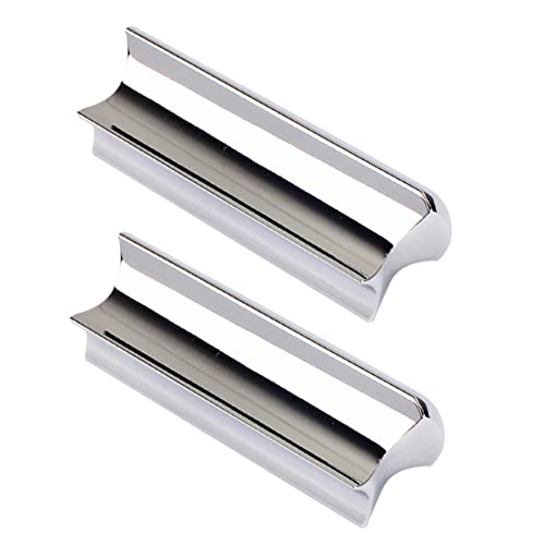Milisten Metal Guitar Sliders Intonation Finger Slide Guitar Tube Tone Bar Lap Steel