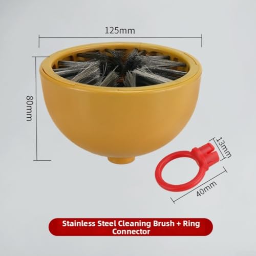 Power Drill Scrubbing Brush, 4 Inch Electric Cleaning Tool with Bristles for Wall Floor and Outdoor Maintenance - Image 5