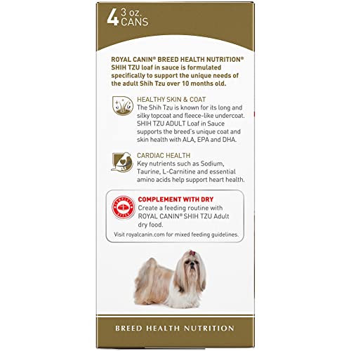Royal Canin Shih Tzu Adult Breed Specific Wet Dog Food, 3 Oz Can 4-Pack #TOP2