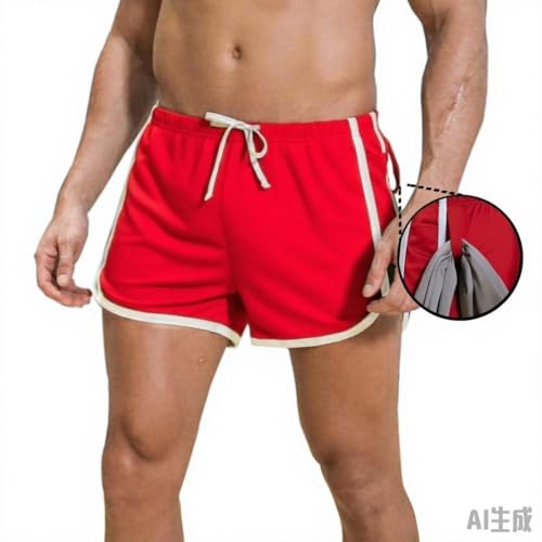 Mens Mesh Shorts 3 Inch Athletic Running Workout Gym Bodybuilding Booty Track Shorts Vintage Fitted Short2