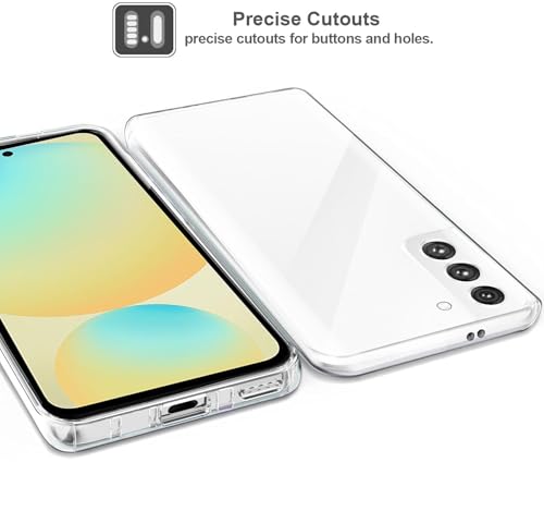 Galaxy S24 Fe Case, Galaxy S24 Fe 360 Case, Front And Back Case, Clear Full Body Case Hard PC & Soft Silicone Gel Phone Case For Samsung S24 Ultra Case, Samsung Galaxy S24 Fe Case (S24 FE) Galaxy S24 Fe Case, Galaxy S24 Fe 360 Case, Front And Back Case, Clear Full Body Case Hard PC & Soft Silicone Gel Phone Case For Samsung S24 Ultra Case, Samsung Galaxy S24 Fe Case (S24 FE)