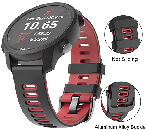 Image of Zitel Compatible with Fossil 22mm Band for Gen 6 44mm, Gen 5 Carlyle, Garrett, Julianna, Gen 5E 44mm, Gen 4, Grant Chronograph, Q Grant Silicone Sports Strap