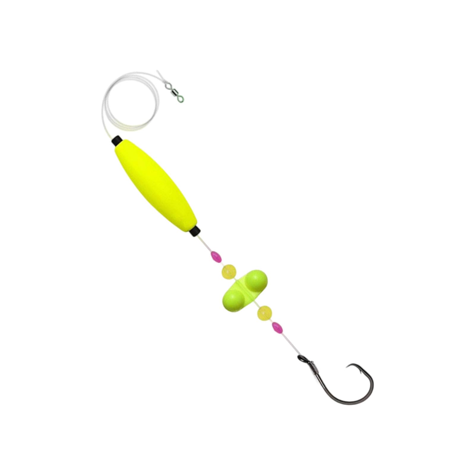 CAZSTYK Float and Bobbers Catfishes Rigs Fishing Buoys Bobbers Float Rigs with Barbs Hook Rattles Beads for Fishing Lover High Visibility Buoys